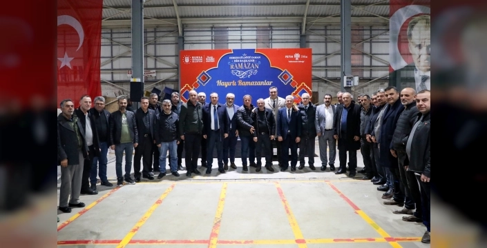 Bursa Büyükşehir, Ramazan sevincini İnegöl’de paylaştı
