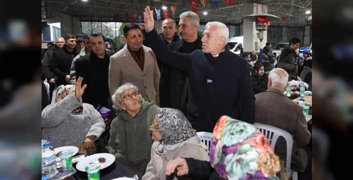 Bursa'da iftar sofrası Kestel'e kuruldu: Başkan Bozbey'den kapsayıcı kent vurgusu