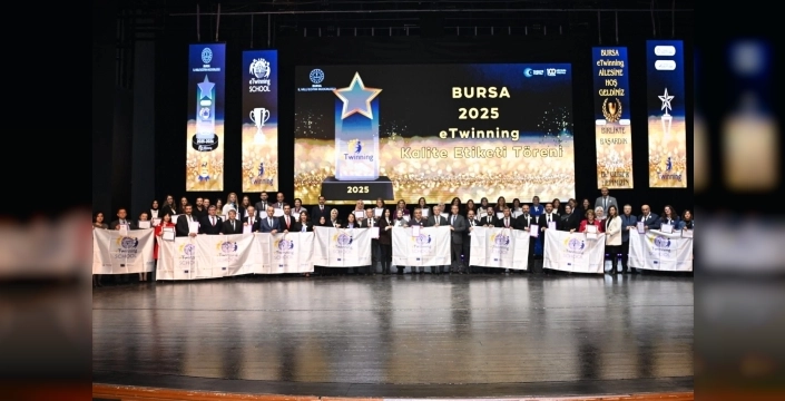 Bursa'dan gururlandıran başarı: 700 öğretmene eTwinning Kalite Etiketi!