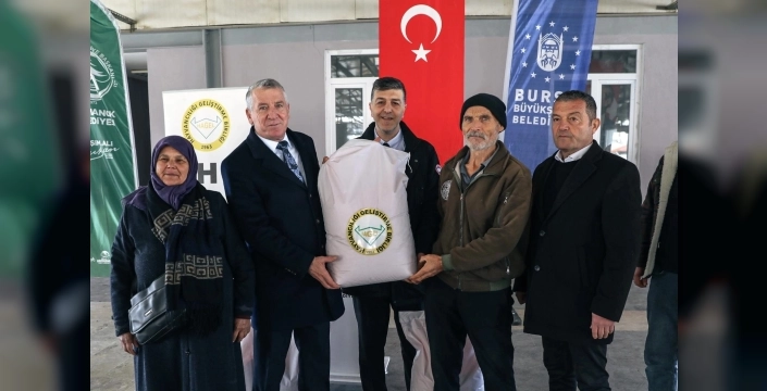 Bursa'dan Harmancık'a Kırsal Üretime Yulaf Tohumu Desteği