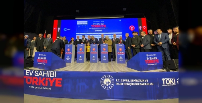 Düzce'de Yüzyılın Konut Projesi için kura heyecanı: Yığılca'da 90 konutun sahipleri belirlendi