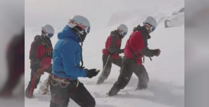 Erzurum'da Kış Şartlarında Personel Kurtarma Eğitimi Başarıyla Tamamlandı
