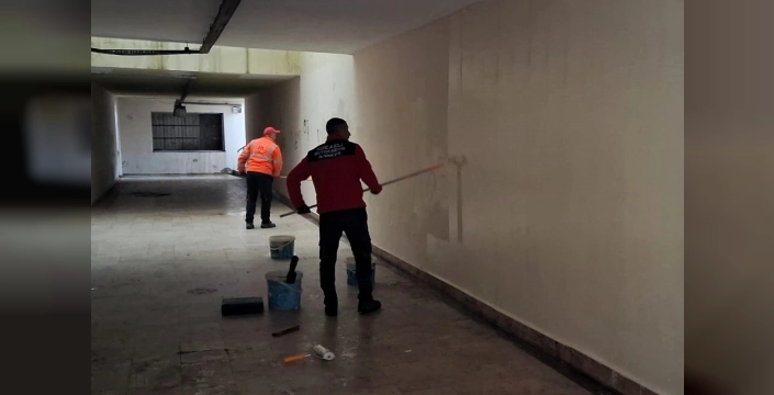 Gebze'deki alt geçit, kapsamlı bakımla yenilendi