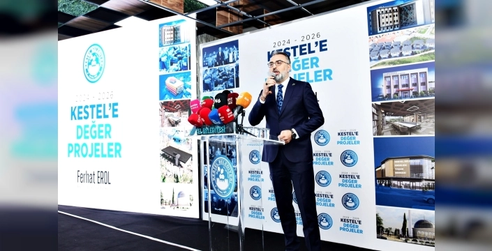 Kestel'de Başkan Erol'dan ilçenin geleceğine dair vizyoner sunum