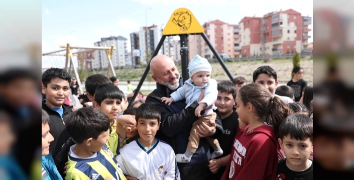 Kocasinan parkları kışa hazırlanıyor: Bakım ve yenileme çalışmaları sürüyor