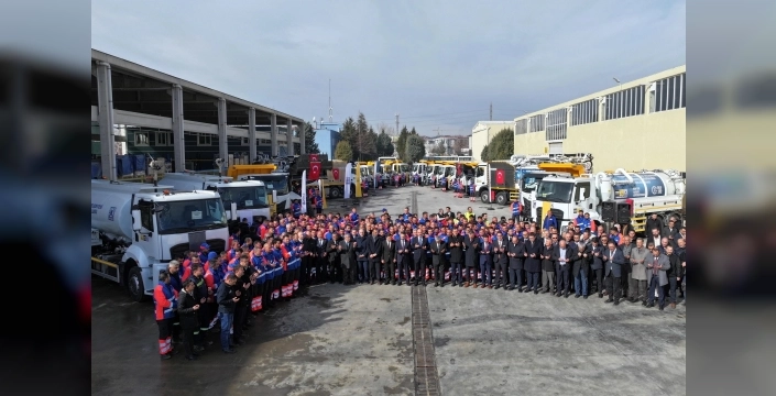 Konya KOSKİ'nin filosuna 19 yeni araç takviyesi