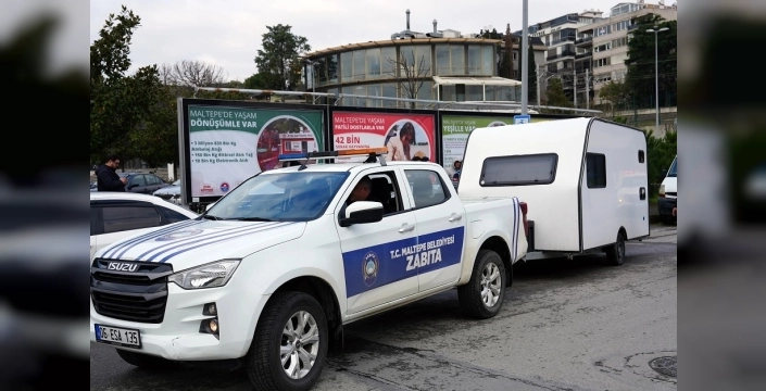 Maltepe Sahilinde Karavan İşgaline Büyük Darbe: Zabıta Ekipleri Harekete Geçti