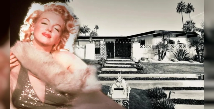 Marilyn Monroe'nun Palm Springs'teki evi satışa sunuldu