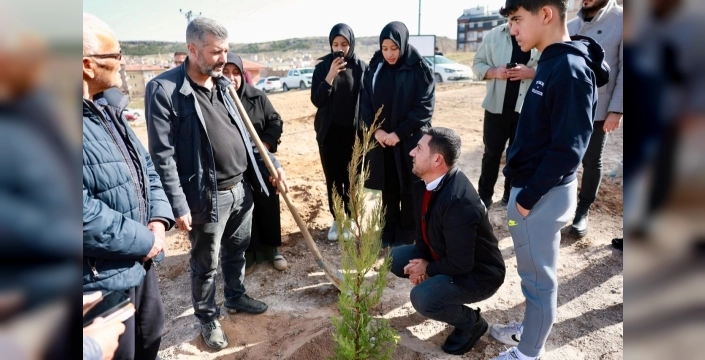 Nevşehir'de hayatın döngüsüne adanmış bir orman: Doğum, okul ve vefat anıları toprakla buluştu