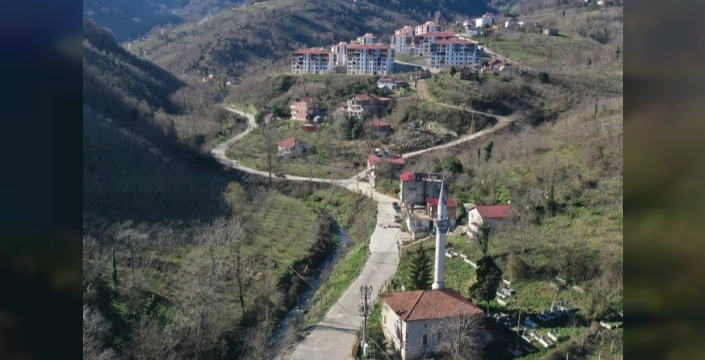 Ordu'da ulaşım güvenliği için beton yol çalışmaları tamamlandı
