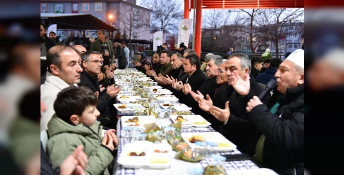 Panayır'da Ramazan sofrası ile kardeşlik duygusu pekişti