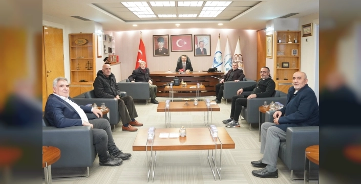 Pasinliler, Yıldırım Belediye Başkanı Yılmaz'ı ziyaret etti