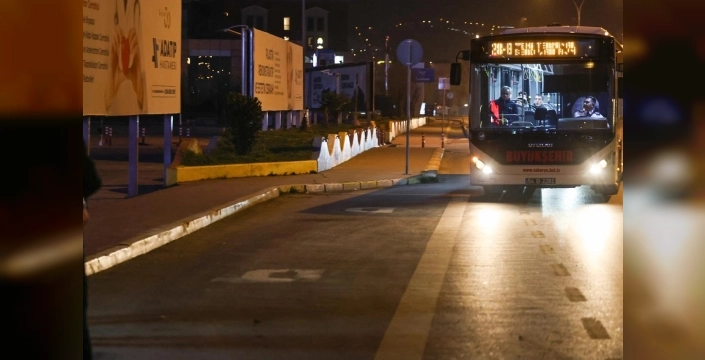 Sakarya'da gece ulaşımı başladı, iki hat sabaha kadar hizmet veriyor