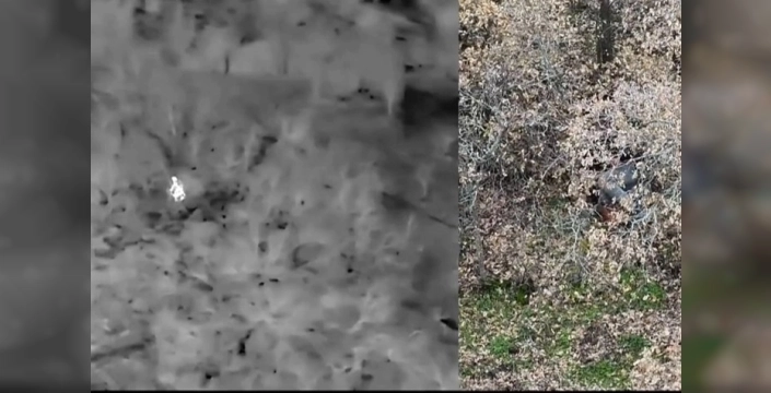 Termal drone ile yasa dışı avcılara nefes kesen operasyon!