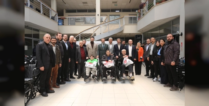 Uludağ OSB'den Gürsu Belediyesi'ne anlamlı tekerlekli sandalye desteği
