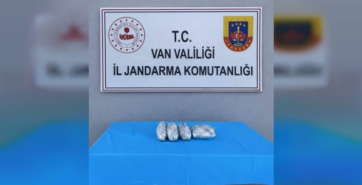 Van'da yaklaşık 2 kilo esrar ele geçirildi, şüpheli gözaltında