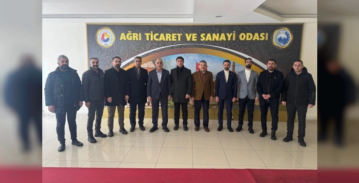 Ağrı'da mali müşavirlerden ATSO'ya anlamlı ziyaret
