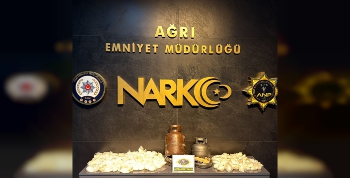 Ağrı'da tüp içinde gizlenmiş dev uyuşturucu paketi: 8 kilo sentetik madde yakalandı!