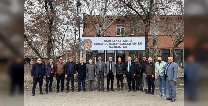 Ağrı Şeker Fabrikası Müdürü'nden Sanayi Sitesi'ne Ziyaret: İş Birliği Fırsatları Masaya Yatırıldı