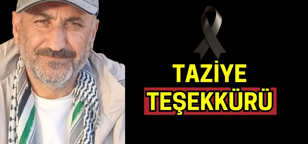 Alparslan Diyarı Ailesi’nden Taziye Teşekkür Mesajı