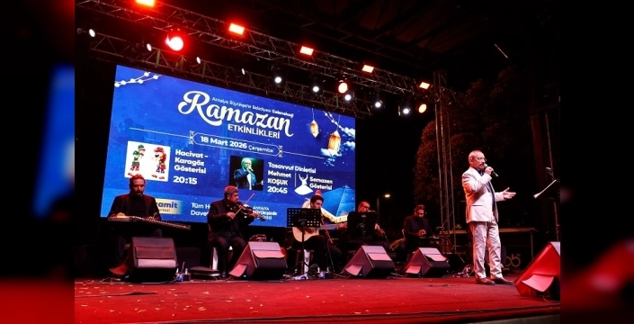 Antalya'nın ramazan etkinliklerine büyük ilgi gösterildi