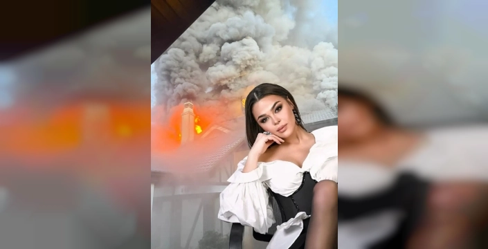 Aslıhan Karalar'ın villasında yangın: Ünlü oyuncu hastaneye kaldırıldı