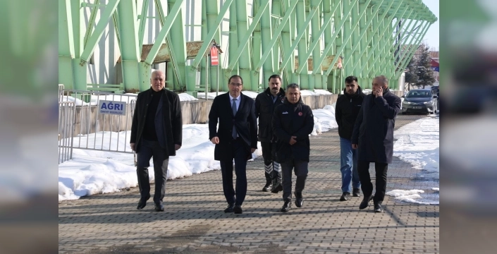 Bakanlık Daire Başkanı Ağrı'da spor yatırımlarını mercek altına aldı