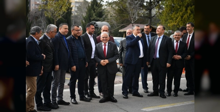 Başkan Büyükkılıç'tan personele bayram ziyareti: