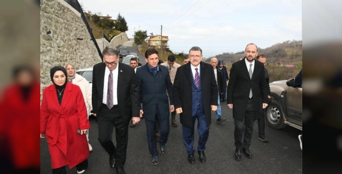 Başkan Genç, Sürmene'de sel sonrası çalışmaları inceledi