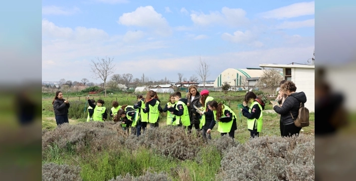 Bursa'da çocuklar 'Bostan Kaşifleri' ile toprağın sırlarını keşfetti