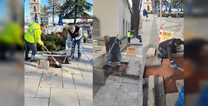 Bursa'nın kalbi Tophane Meydanı, tarihi dokuya uygun olarak baştan aşağı yenilendi!