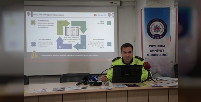 Erzurum'da trafik cezası bir polise kesildi: 28 bin lira!