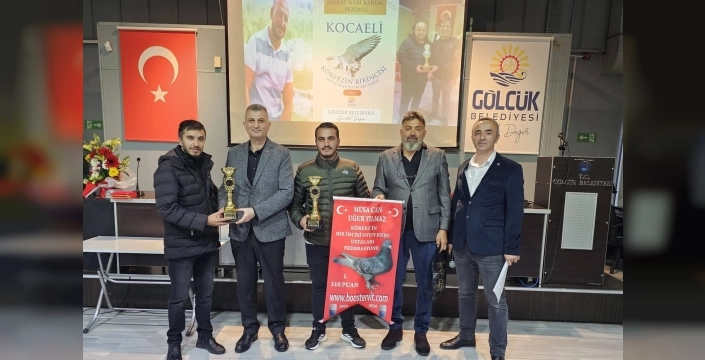 Gölcük’te oyun kuşları yarışmasında dereceye girenler ödüllendirildi
