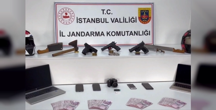 İstanbul'da organize suç operasyonunda 5 tutuklama!