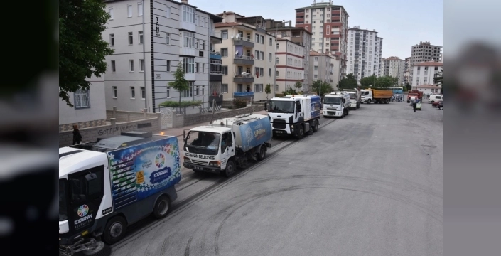 Kocasinan'da bahar temizliği: İlçe pırıl pırıl oluyor!