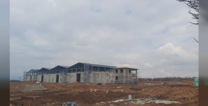 Malatya'da 20 bin ton kapasiteli yatay silo inşaatında sona yaklaşıldı