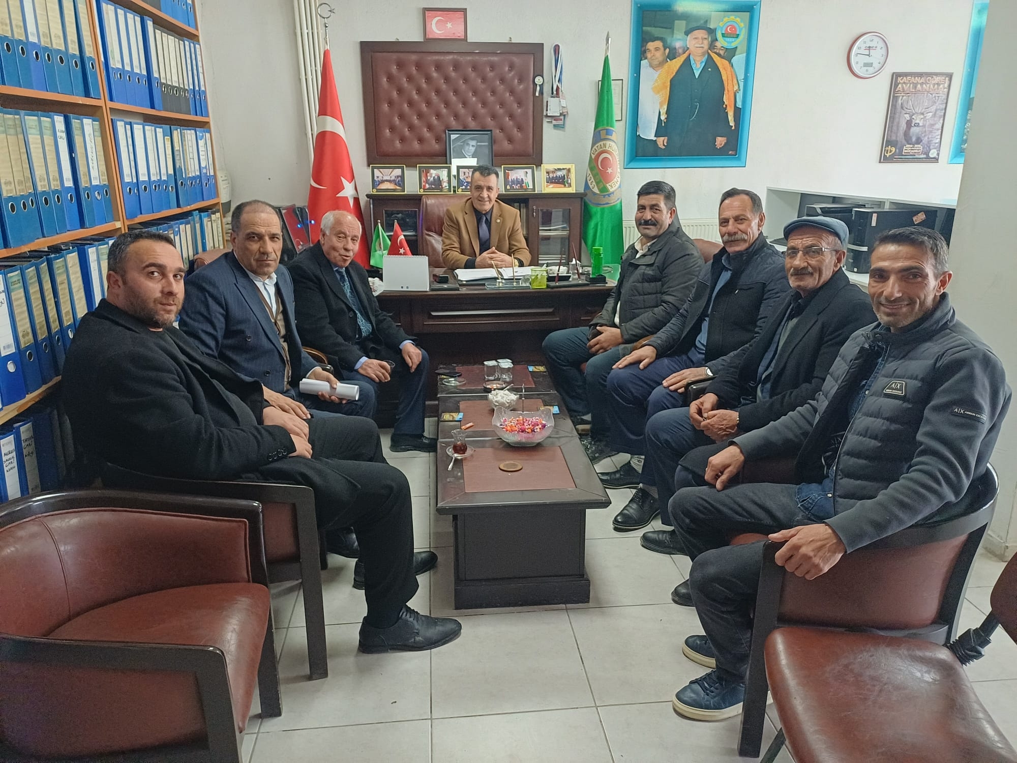 Malazgirt Ziraat Odası’nda Bayramlaşma yoğunluğu sürüyor