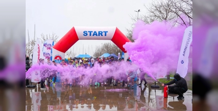 Maltepe'den epilepsiye karşı mor ses: Farkındalık koşusu büyük ilgi gördü
