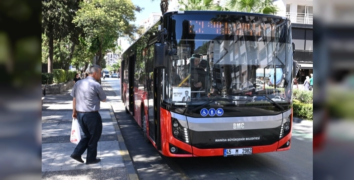 Manisa'da bayram neşesi, 175 bin kişiye ücretsiz ulaşım müjdesi