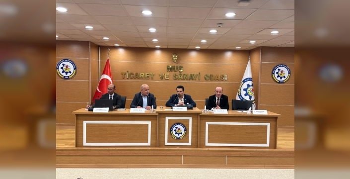 Muş TSO'da yeni teşvik sistemi bilgilendirme toplantısı yapıldı