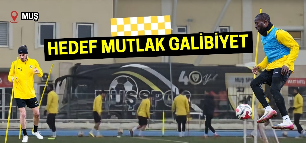 Muşspor’da Gebzespor Mesaisi: Hedef Mutlak Galibiyet