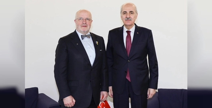 Numan Kurtulmuş, Litvanyalı mevkidaşıyla iş birliği için Zagreb'de bir araya geldi