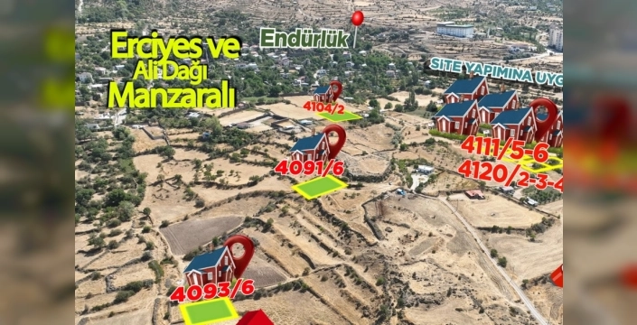 Talas'ta villa sahibi olma fırsatı: Uygun ödeme koşullarıyla arsalar satışta!