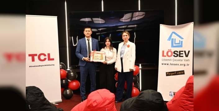 TCL Electronics, LÖSEV'li çocuklar için sinema odası kurdu