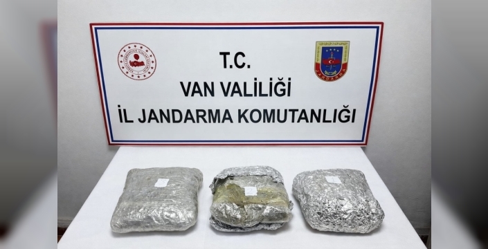 Van'da büyük uyuşturucu operasyonu: 4 kilo 60 gram skunk ele geçirildi