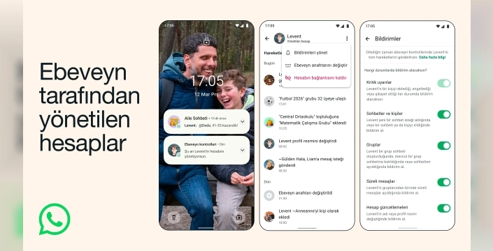 WhatsApp'tan çocuklar için ebeveyn denetimli hesap dönemi başlıyor