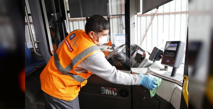 Antalya'da toplu taşıma araçları artık daha temiz!