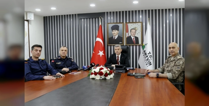 Artvin'de suç oranlarında düşüş: Vali Ergün önemli verileri paylaştı