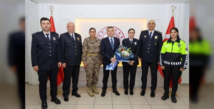 Artvin Valisi Ergün, Polis Haftası dolayısıyla emniyet mensuplarını ağırladı