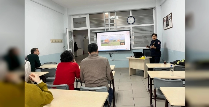 Bilgievleri personeline hayat kurtaran yangın güvenliği dersleri verildi